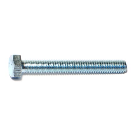 5/16-18 Hex Head Cap Screw, Zinc Plated Steel, 2-1/2 In L, 15 PK